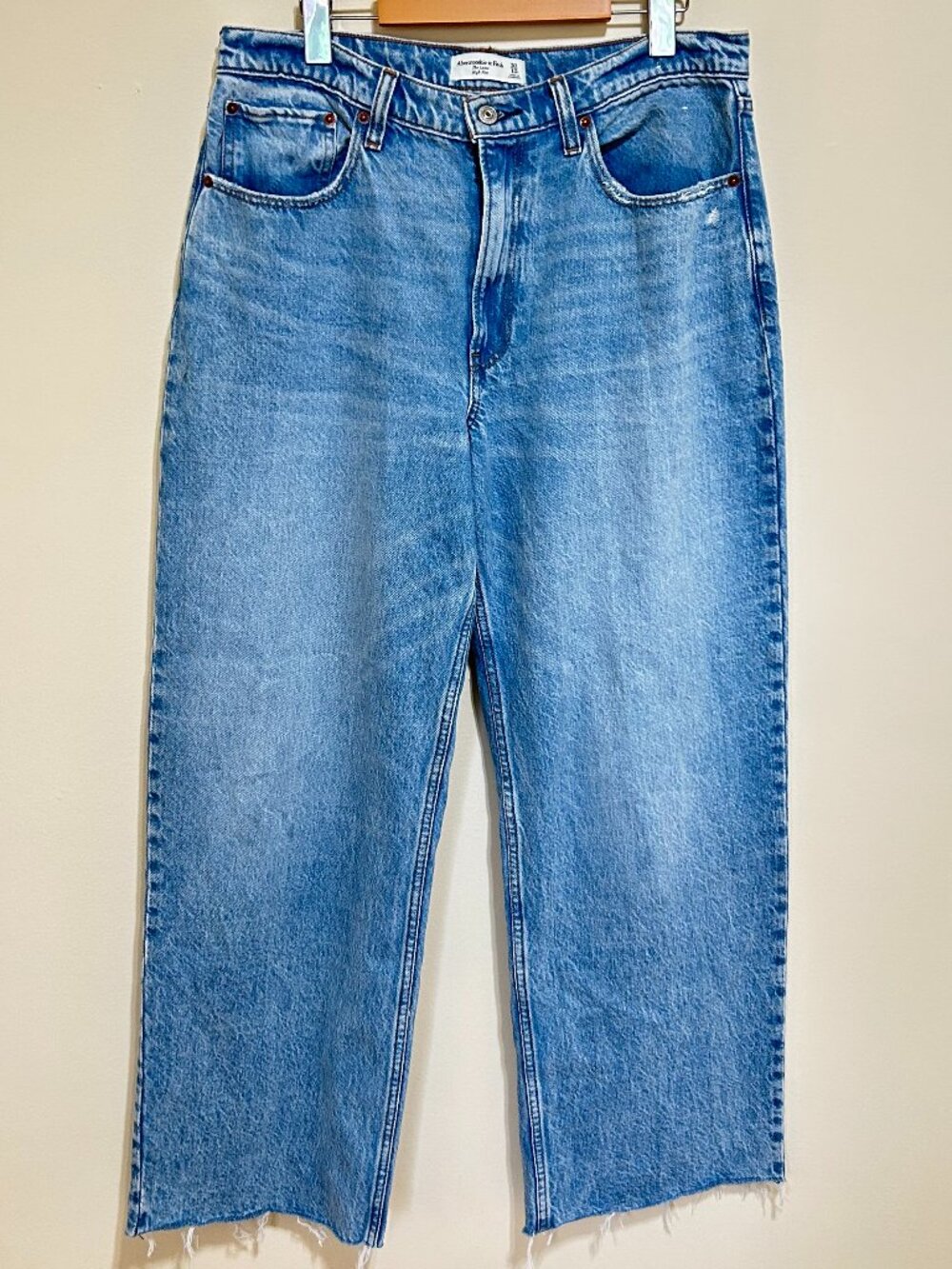 Abercrombie & Fitch The Loose High Rise Jeans Blue Size 30